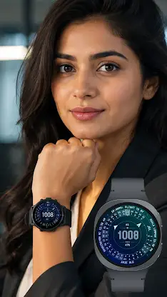 Calendar Watch Face 129 screenshot 1