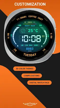 LumeX Digital Face 130 screenshot 2