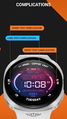LumeX Digital Face 130 screenshot 4