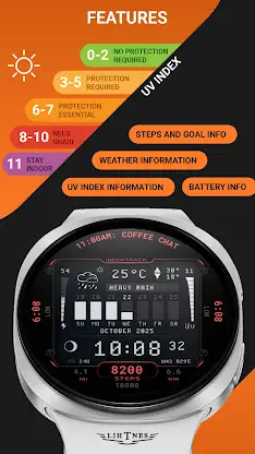 WeekTrack Watch Face 132 screenshot 3