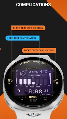 WeekTrack Watch Face 132 screenshot 4