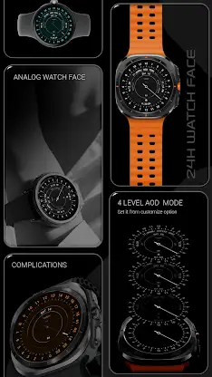 Wayne 24h Watch Face 149 screenshot 3