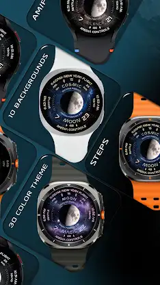 Moon Phase Watch Face 154 screenshot 3