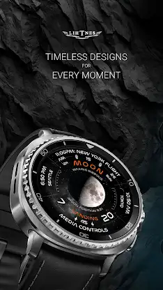 Moon Phase Watch Face 154 screenshot 1