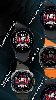USA Eagle Watch Face 159 screenshot 2