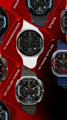 Racing Time Watch Face 169 screenshot 5