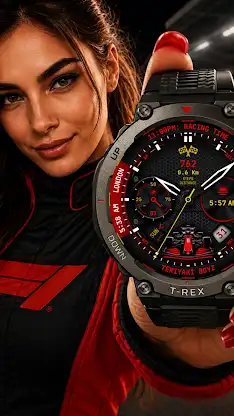 Racing Time Watch Face 169 screenshot 1