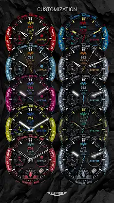 Racing Time Watch Face 169 screenshot 2