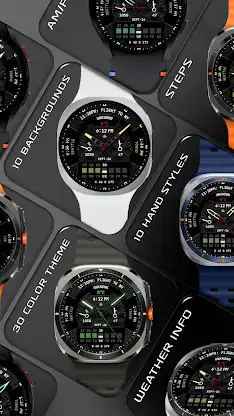 Week Watch Face 185 screenshot 4