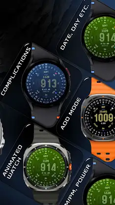 Calendar Watch Face 186 screenshot 2