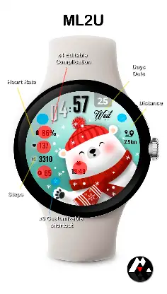 ML2U 163 Watch Face screenshot 2