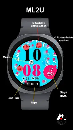 ML2U 372 Watch Face screenshot 2