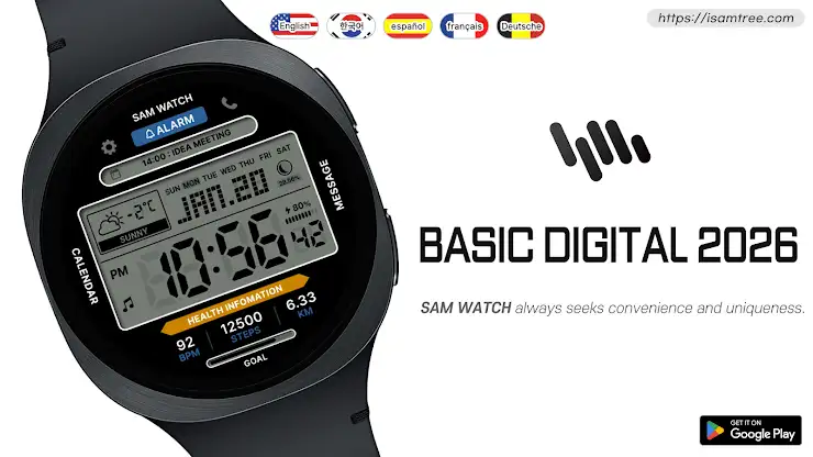 SamWatch Basic Digital 2026 screenshot 1