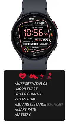 SamWatch Digital IX Neon screenshot 2