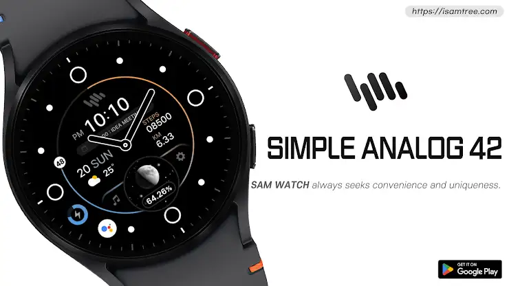 SamWatch Simple Analog 42 screenshot 1
