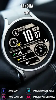Tancha S51 Digital Watch Face screenshot 4