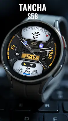 Tancha 58 Hybrid Watch Face screenshot 3
