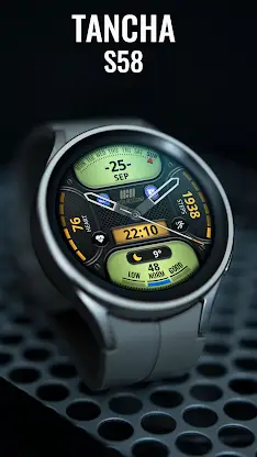 Tancha 58 Hybrid Watch Face screenshot 2