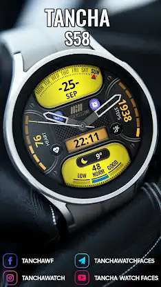 Tancha 58 Hybrid Watch Face screenshot 4