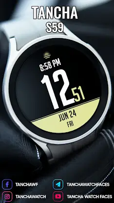 Tancha S59 Digital Watch Face screenshot 4