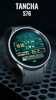 Tancha S76 Cyber Watch Face screenshot 3