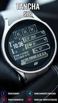 Tancha S76 Cyber Watch Face screenshot 4