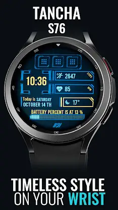 Tancha S76 Cyber Watch Face screenshot 1