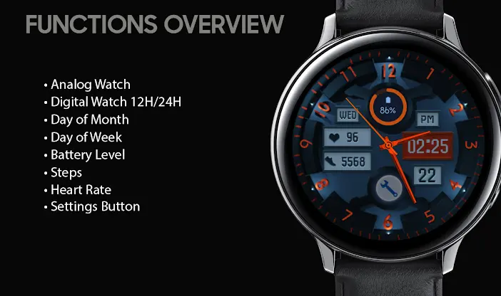 W-Design WOS003 - Watch Face screenshot 3