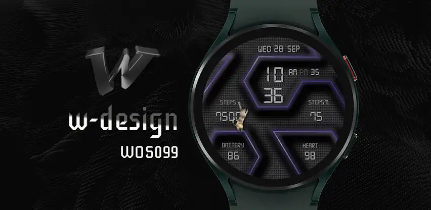 W-Design WOS099 - Watch Face screenshot 1