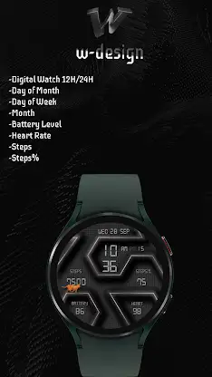 W-Design WOS099 - Watch Face screenshot 2