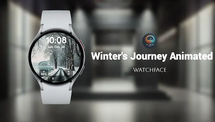 Winter's Journey Watch Face screenshot 1