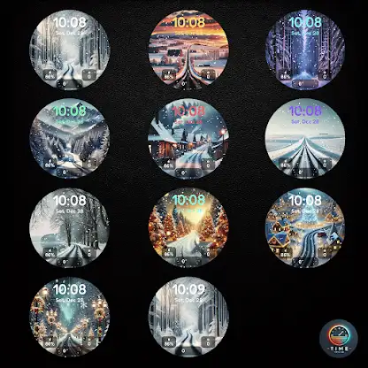Winter's Journey Watch Face screenshot 3