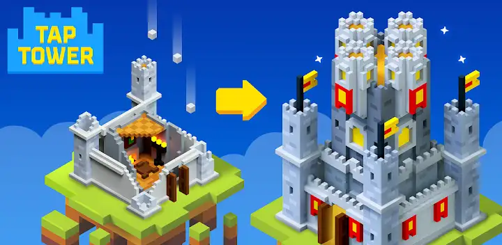 TapTower - Idle Building Game — Android game banner