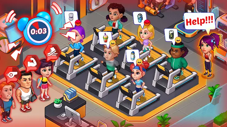 Happy Fitness: Gym Game screenshot 5