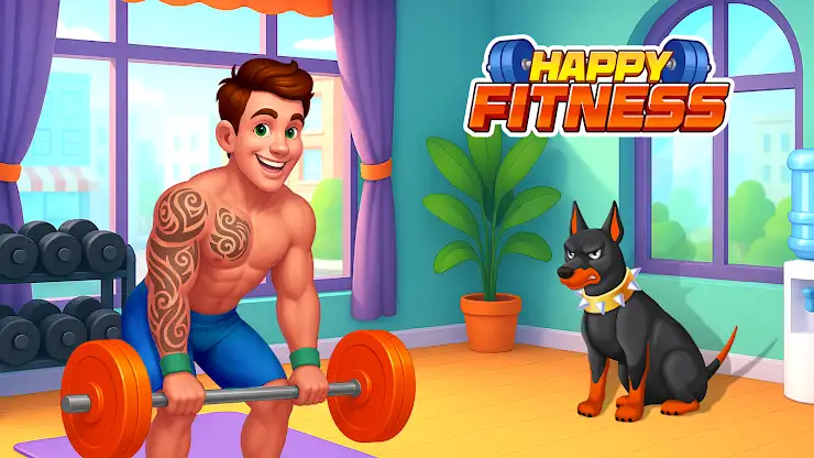 Happy Fitness: Gym Game screenshot 1