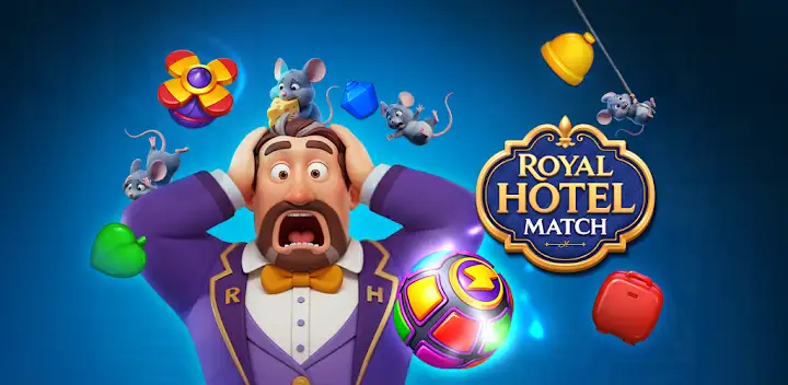 Royal Hotel Match: Puzzle Game — Android game banner