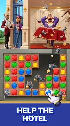 Royal Hotel Match: Puzzle Game screenshot 1