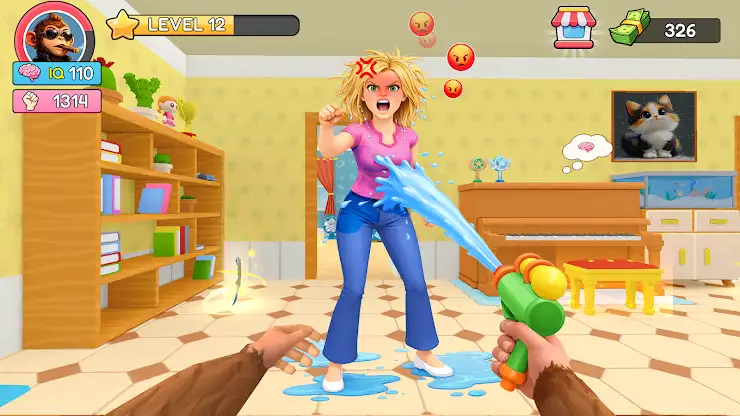 Tricky Monkey: House Prankster screenshot 4