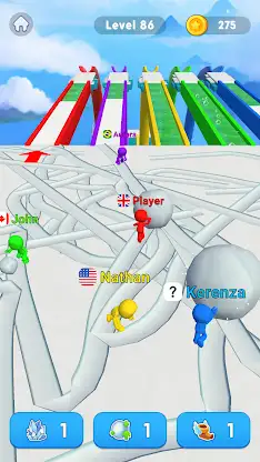 Snowball Race 3D: Ice Bridge screenshot 7
