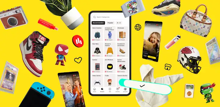 Whatnot: Shop, Sell, Connect — Android app banner