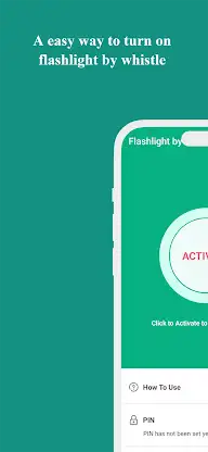 Flashlight by Whistle: Flash screenshot 2