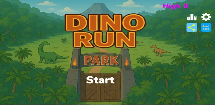 [365fun] DinoRun4 — Android game banner