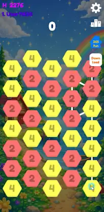 [365fun] MergeHexa 2048 screenshot 1