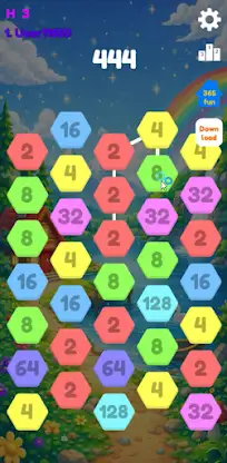 [365fun] MergeHexa 2048 screenshot 2