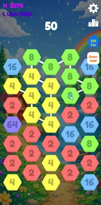 [365fun] MergeHexa 2048 screenshot 4