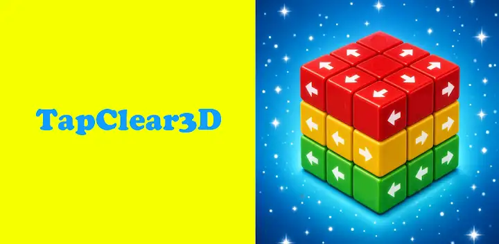 [365fun] TapClear3D — Android game banner
