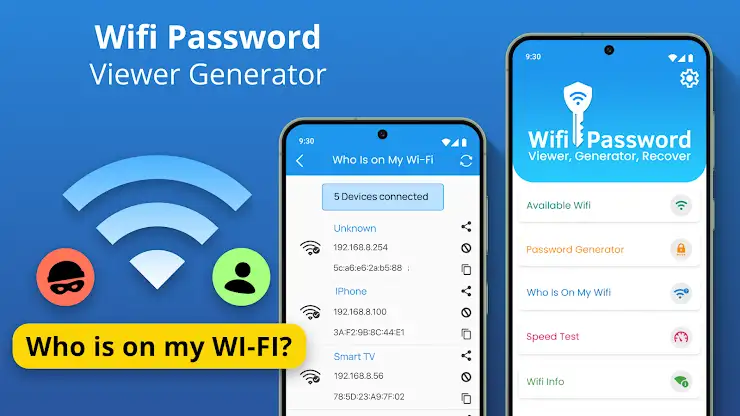 Wifi Password Viewer・Generator screenshot 1