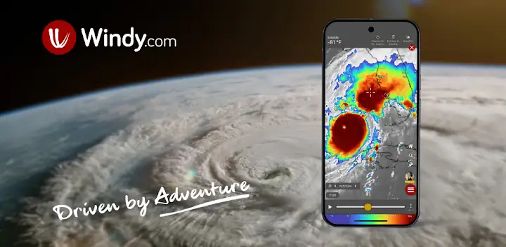 Windy.com - Weather Forecast — Android app banner