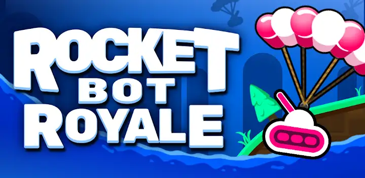 Rocket Bot Royale — Android game banner