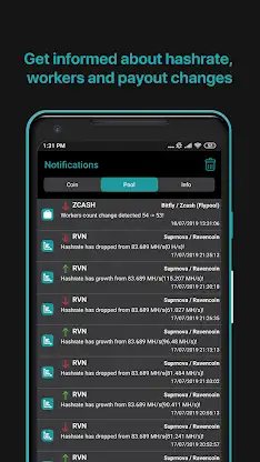Mining pool monitor: Miner Box screenshot 4